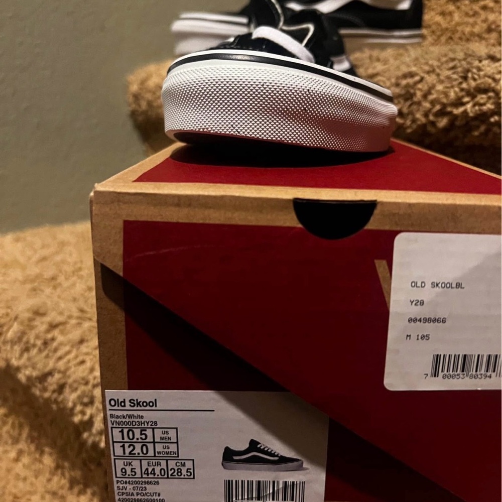 Vans Old Skool Black and White Sneakers